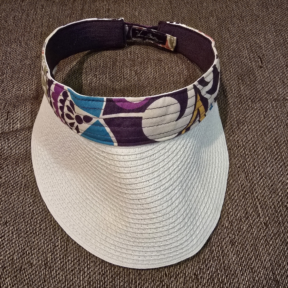 Vera Bradley Plum Crazy Straw Visor